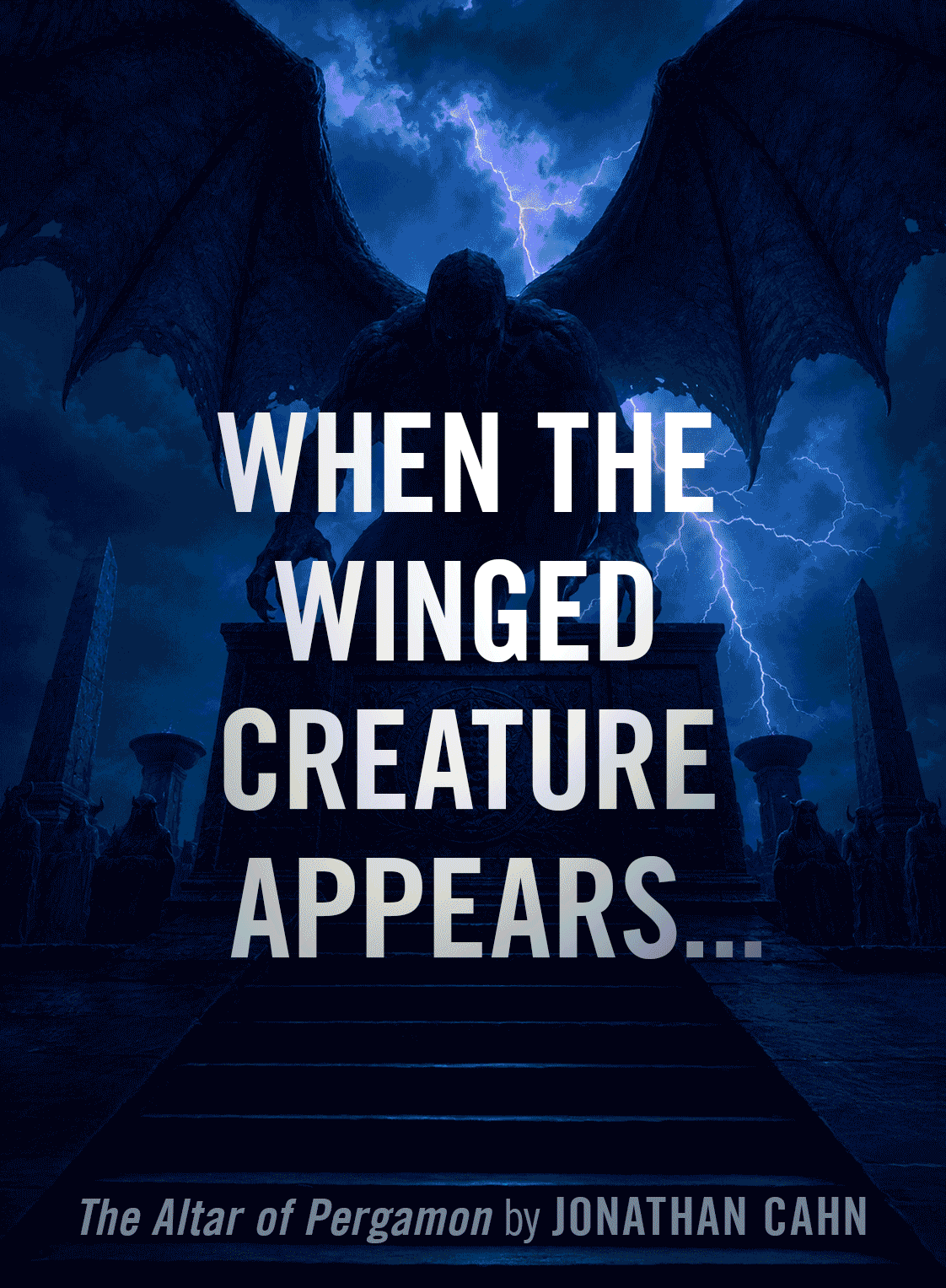 When the winged creature appears